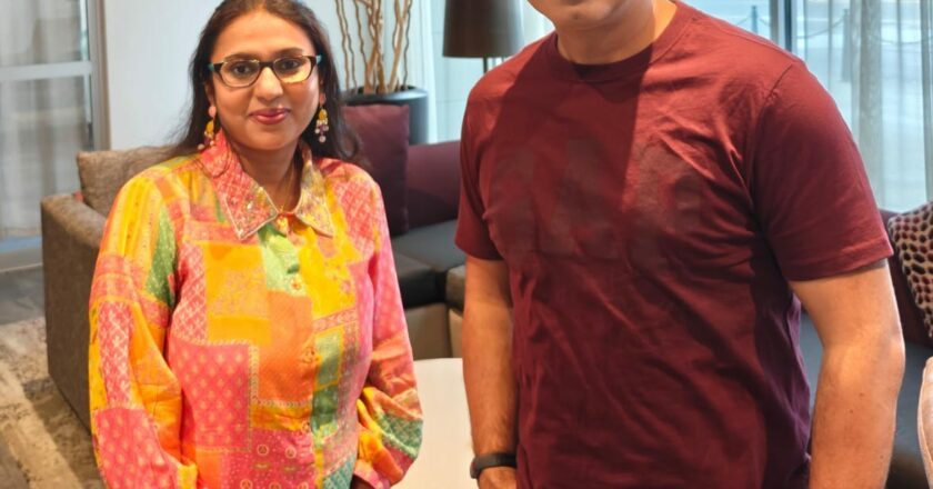New Jersey’s Got Talent 2024 Winner Harsha Prabaharan Sinha’s Rendezvous with Bollywood Media Stalwart Faridoon Shahryar