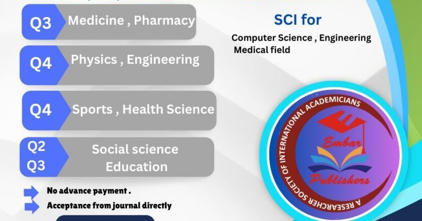 Struggling to Publish Your Paper in SCOPUS, SCI, and EMBASE? Embar Publishers is Here to Help!