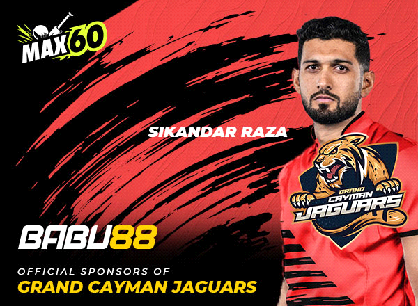BABU88 Partners with Grand Cayman Jaguars to Sponsor Max60 Caribbean League 2024