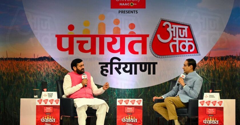 Haryana Elections 2024: CM Nayab Singh Saini openly discusses BJP’s defeat, wrestlers, and farmers at ‘Panchayat AajTak