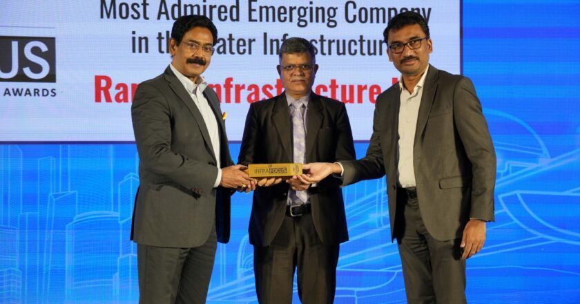 Ramky Infrastructure Limited Wins ‘Most Admired Emerging Company in Water Infrastructure’ Award