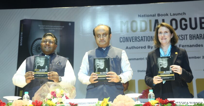 Dr Ashwin Fernandes’s BOOK MODIALOGUE Launched at Pradhanmantri Sangrahalaya by Dr Sudhanshu Trivedi And Jessia Turner Praise Modi’s Transformative Communication