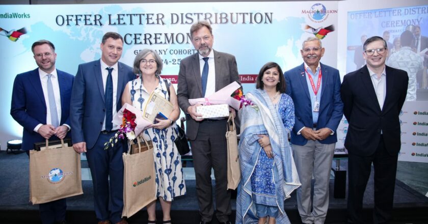 Magic Billion to send skilled candidates to Germany; Hands over offer letter in the presence German Ambassador to India