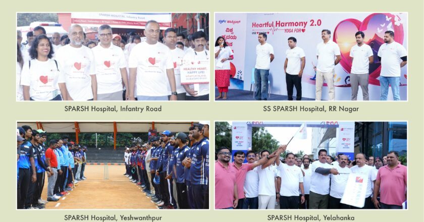 Heart Health: SPARSH Group of Hospitals Marks World Heart Day with Citywide Events to Promote Cardiovascular Health