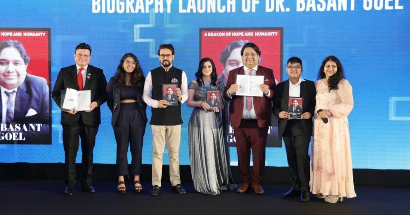 Dr. Basant Goyal, CEO of Basant Medicos, Honored at IIFA Awards, Dubai with the Launch of His Biographies