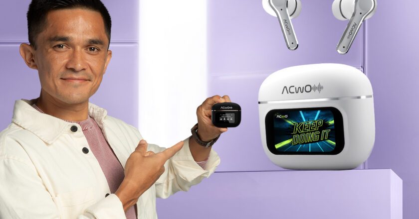 ACwO Launches Their First-Ever Original 1.45” Smart Touch Display Earbuds