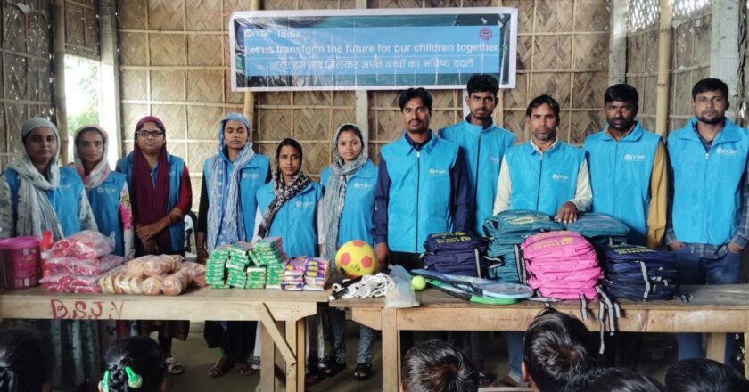 IYDF and Munsur Ali Store Provide Aid to Underprivileged Children in Assam, Supporting Educational Development