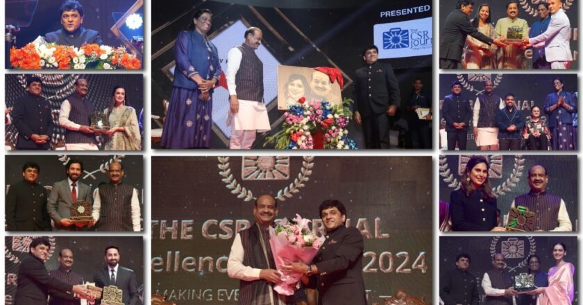 Honourable Speaker, 18th Lok Sabha Shri Om Birla graces The CSR Journal Excellence Awards 2024 (7th Edition) 
