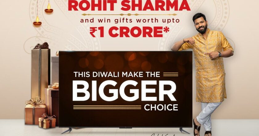 TCL offers an exciting chance to meet Rohit Sharma and win gifts worth up to Rs. 1 Cr. as part of festive campaign