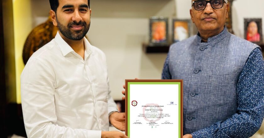 Shree TMT Receives GreenPro Ecolabel Certification for Its TMT Rebars: A Major Milestone in Sustainable Steel Manufacturing