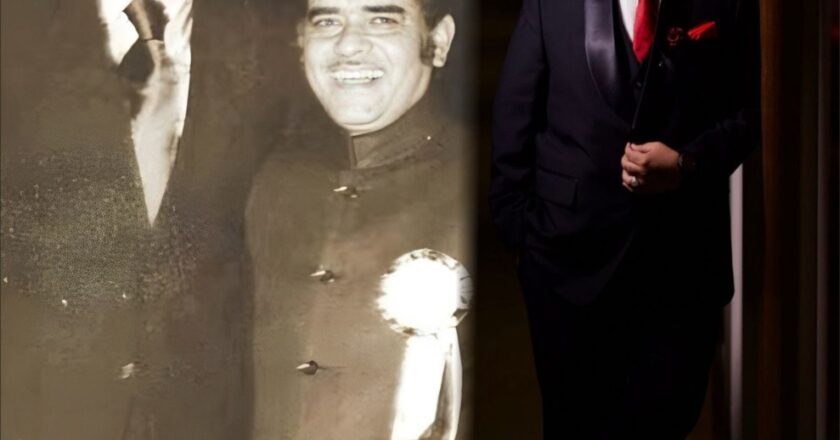 Shri Amitabh Bachchan Congratulates the newly weds Ali Akbar Sultan Ahmed & Malika on their Wedding Reception.