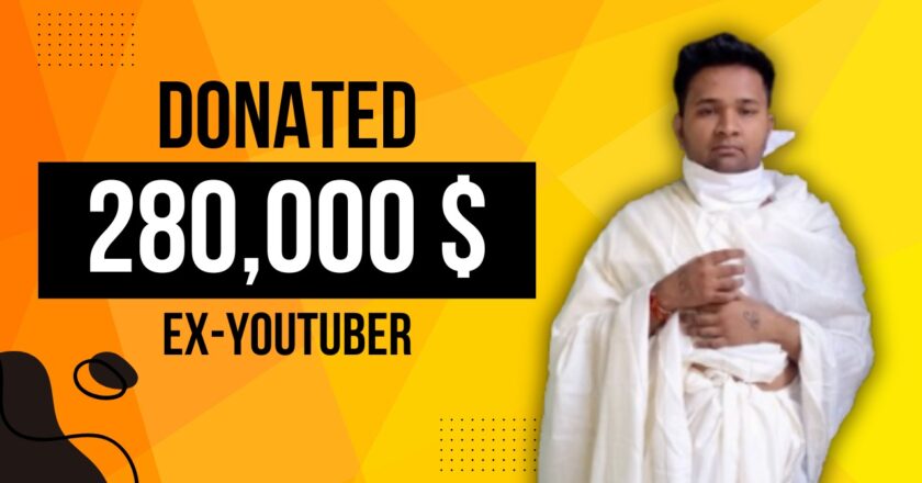 Ex-Youtuber Donates Crores to Foundation, Leaves Industry – Priyank Gada Donates 2.31 Crore ($280,000)