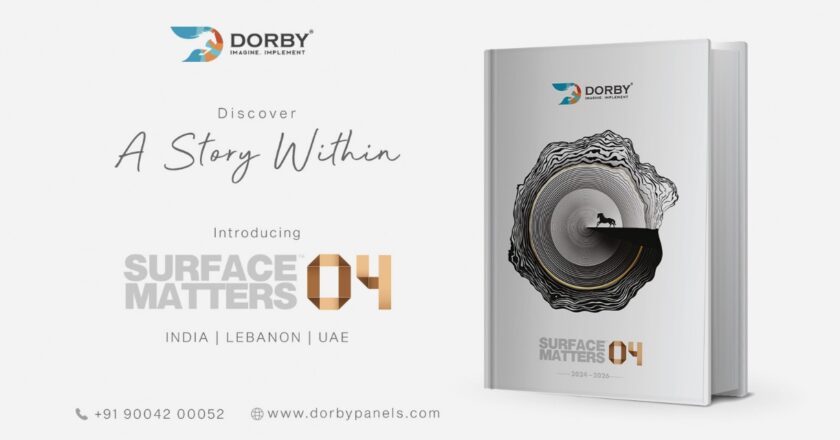 Dorby– India’s Leading Surface Décor Brand, Launches Surface Matters-04 Catalogue