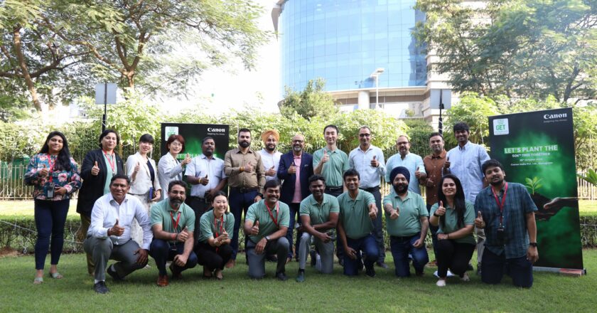Canon India’s ‘Green Environment Together’ initiative achieves a significant milestone in its sustainability vision by planting 50,000 trees in 5 years