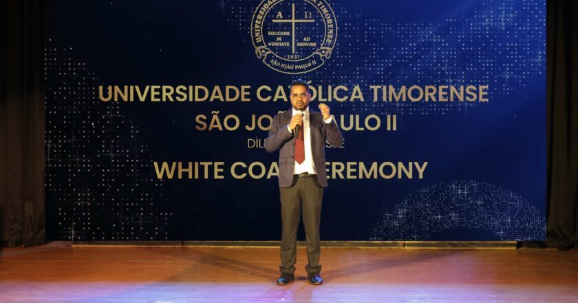 Historic White Coat Ceremony Marks the Beginning of MBBS Journey for International Students at Universidade Catolica Timorense, Timor – Leste.