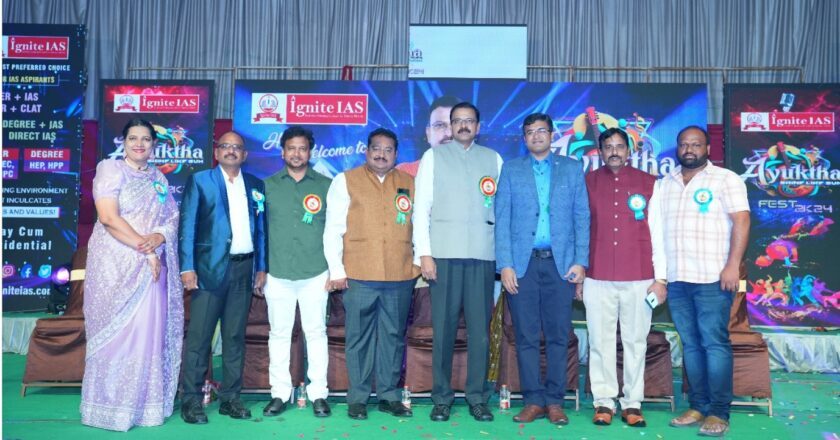 IGNITE IAS Celebrates Ayuktha 2024 – Annual Fest with Esteemed Guest V.V. Lakshmi Narayana, Inspiring the Future of Indian Civil Service
