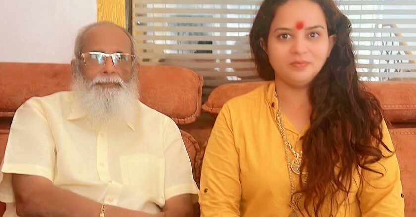 Vijayendra Prasad Seeks Blessings from Guru Maa Tejaswini Ganga for His New Film