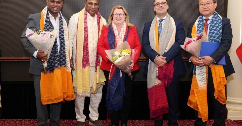 Sri. CH. Malla Reddy Meets with Australian Ministers to Explore Educational Collaboration Opportunities in Australia