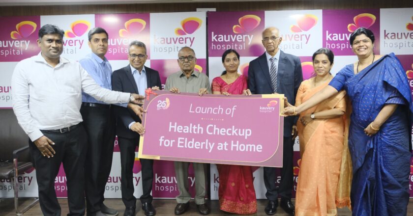 Kauvery Hospital Alwarpet Launches Health Checkup for the elderly at home