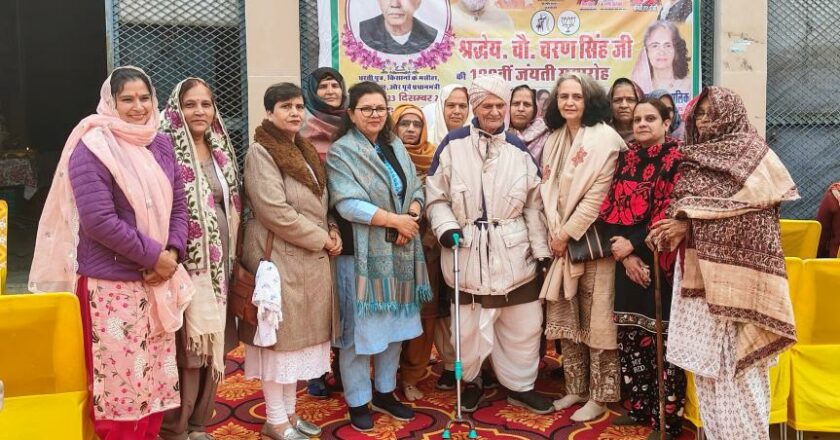 Women Leaders, Farmers, and Khaps Unite in Delhi to Honor Shri Chaudhary Charan Singh’s Legacy