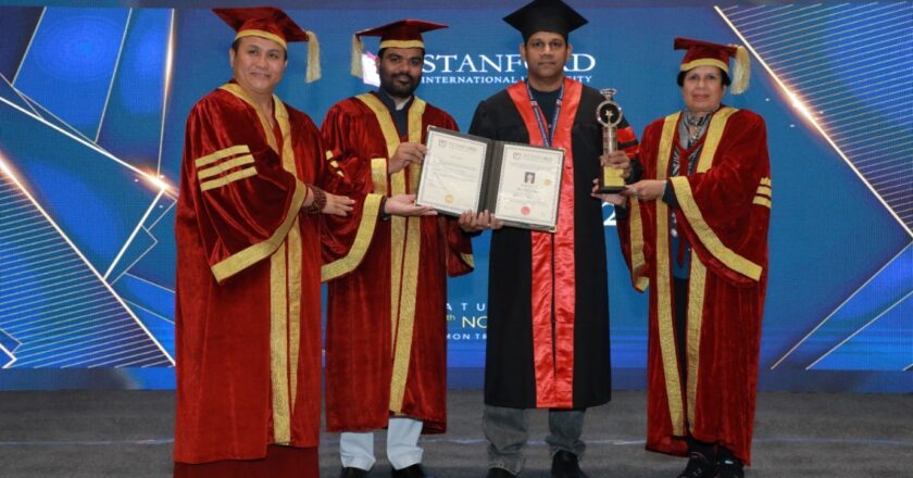 Global Business Leader Sunil Krishnan Receives Honorary Doctorate for Visionary Leadership