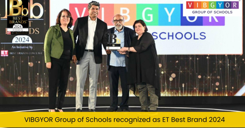 VIBGYOR Group of Schools recognized as ET Best Brand 2024