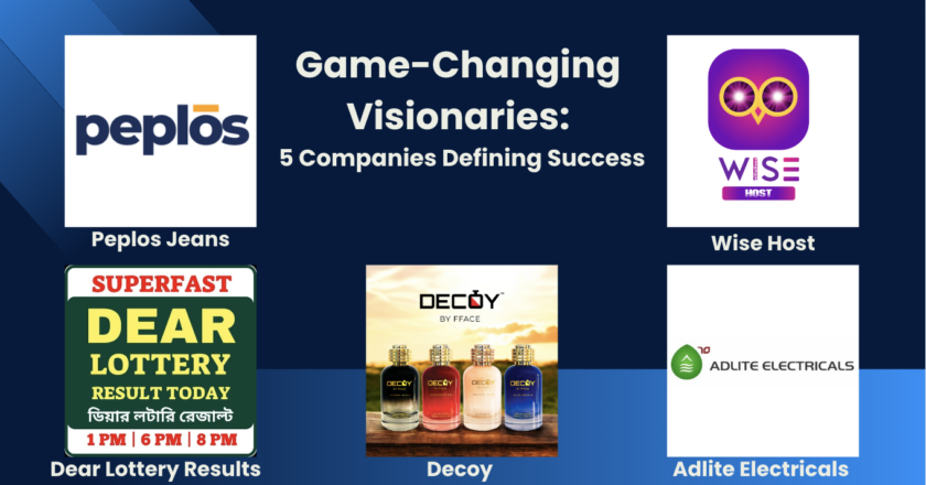 Game-Changing Visionaries: 5 Companies Defining Success