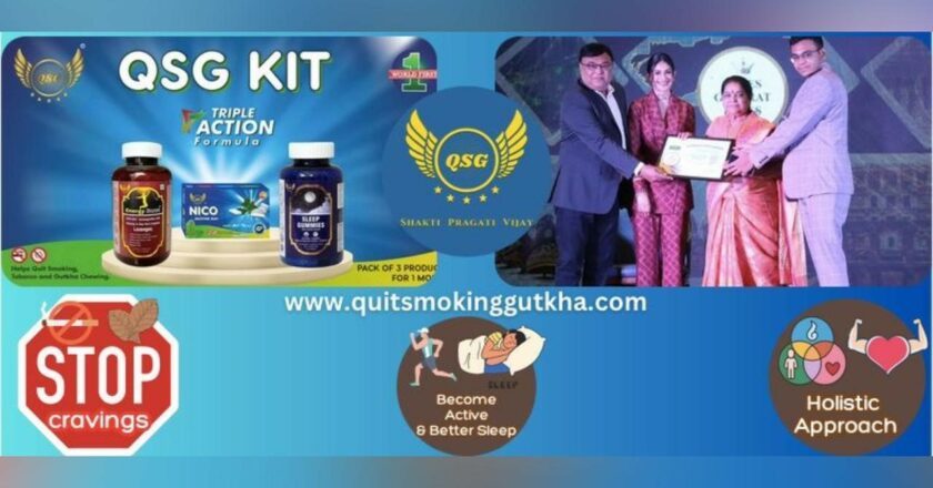 Dr. Kartavya Agravat Revolutionary Innovative Tobacco Cessation Program — Quit Smoking Gutkha QSG Kit