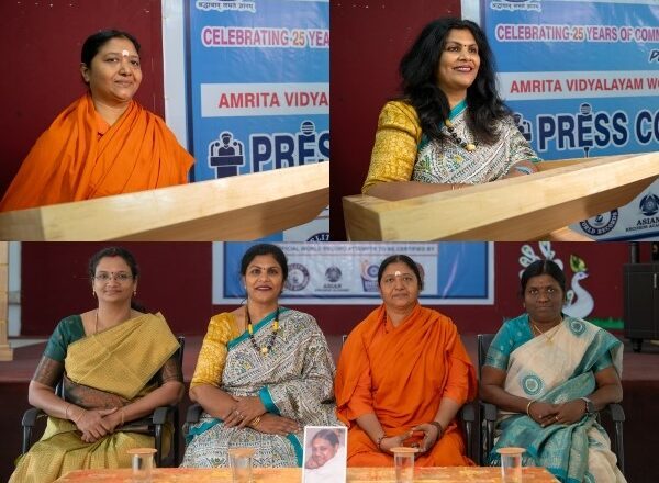 Amrita Vidyalayam’s Silver Jubilee: Honoring Amma’s Vision with Elite World Records – Breaking Achievements