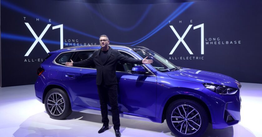 The ‘Made in India’ first-ever BMW X1 Long Wheelbase All Electric debuts in India.