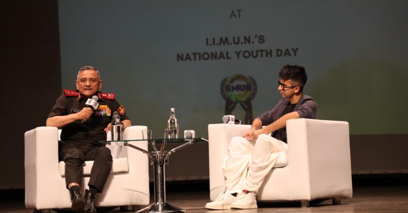 I.I.M.U.N’s National Youth Day Celebrations with Chief of Defence Staff