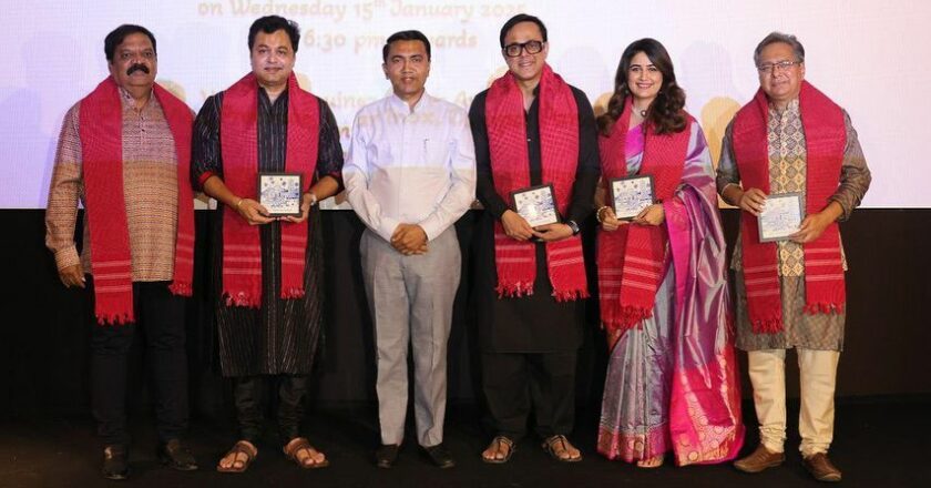 Goa Chief Minister Dr. Pramod Sawant organized Special Screening of “Sangeet Manapmaan” in presence of the cast of the film