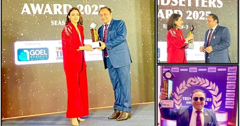 Dr. Padmakar Nandekar Honored with Trendsetter Award 2025 at Prestigious Ceremony
