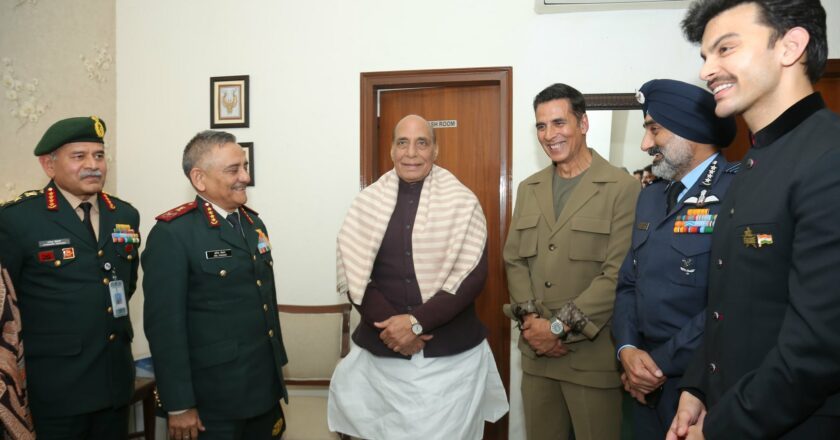 Veer Pahariya’s debut film ‘Sky Force’ gets a nod from Rajnath Singh!