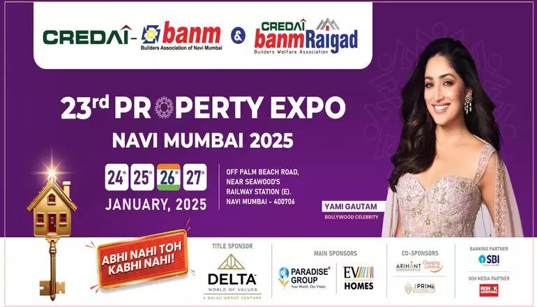 23rd Navi Mumbai Property Expo 2025: Starting 24th January At Seawoods, Navi Mumbai