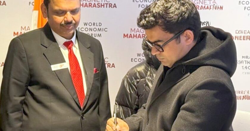 Maha Govt Signs MoU with Rural Enhancers for Rs 10,000 Crore Investment In World Economic Forum Summit in Davos, Switzerland