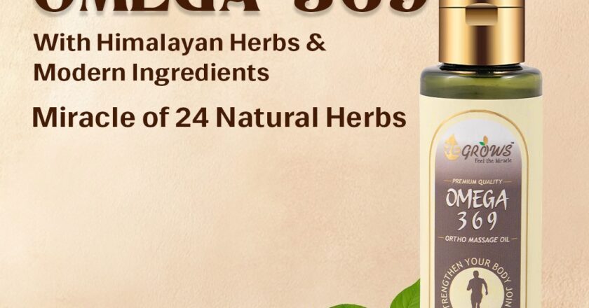 Introducing India’s First: Natural Pain Relief Oil with Omega 3, 6, 9 for Instant and Long‐ Lasting