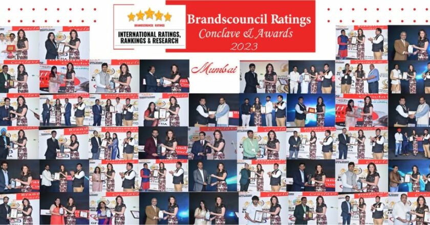 BRANDSCOUNCIL RATINGS CONCLAVE & AWARDS 2023 HELD SUCCESFULLY IN MUMBAI, INDIA.