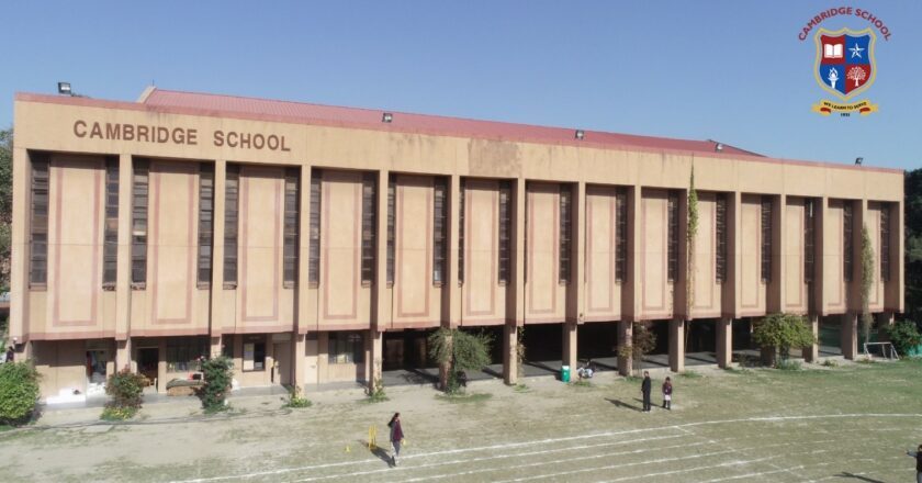 What values drive Cambridge School Noida?