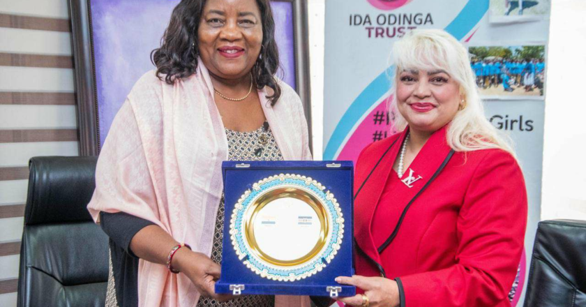 Dr. Señorita Isaac from HAF Honours Dr. Ida Odinga for Her Contribution to Education