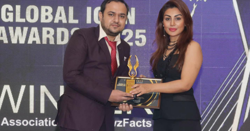 Seospidy CEO Rahul Sharma Receives the Digital Excellence Award 2025 at the Global Icon Award Ceremony