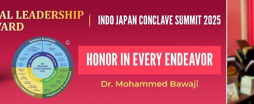 Pune-Based HR Expert Dr. Mohammed Bawaji Receives International Leadership Award in Tokyo, Japan
