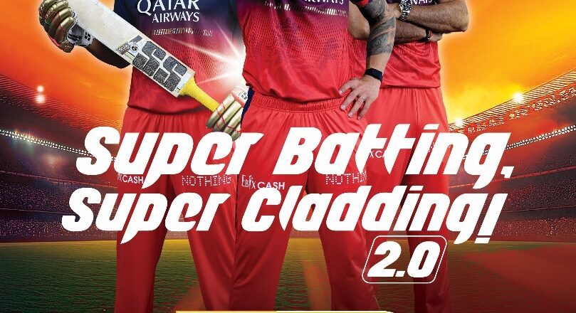 Alstone – Premium Exterior Cladding Brand reunites with Royal Challengers Bengaluru Official cladding Partner for T20 Season 2025