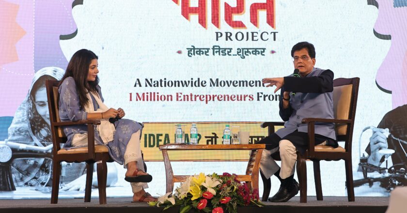 Hon’ble Minister Piyush Goyal Launches The Bharat Project to Create 1 Million Entrepreneurs Across India