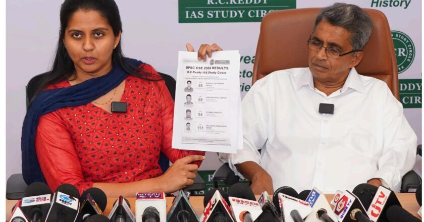 R.C. Reddy IAS Study Circle Celebrates 27 Rankers, Including AIR 46 Ravula Jayasimha Reddy, Marking Coaching Excellence