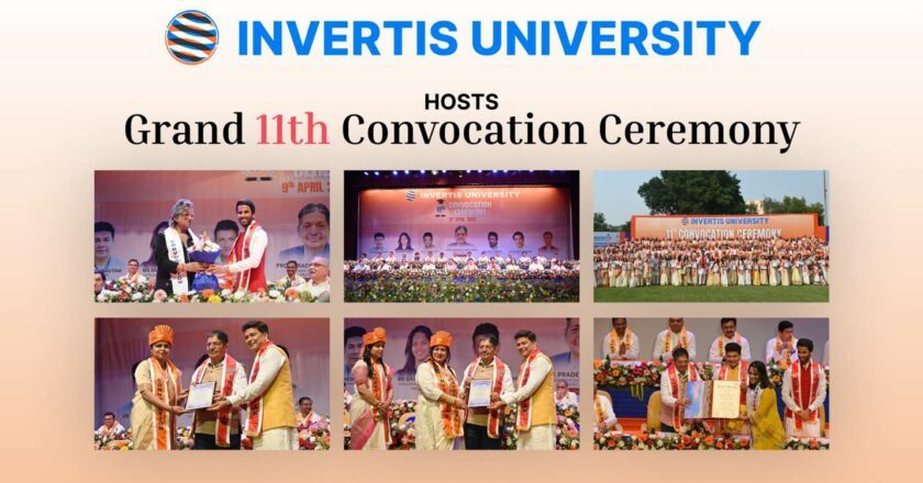 Academic Glory 2025: Invertis University Hosts Star-studded Grand 11th Convocation Ceremony