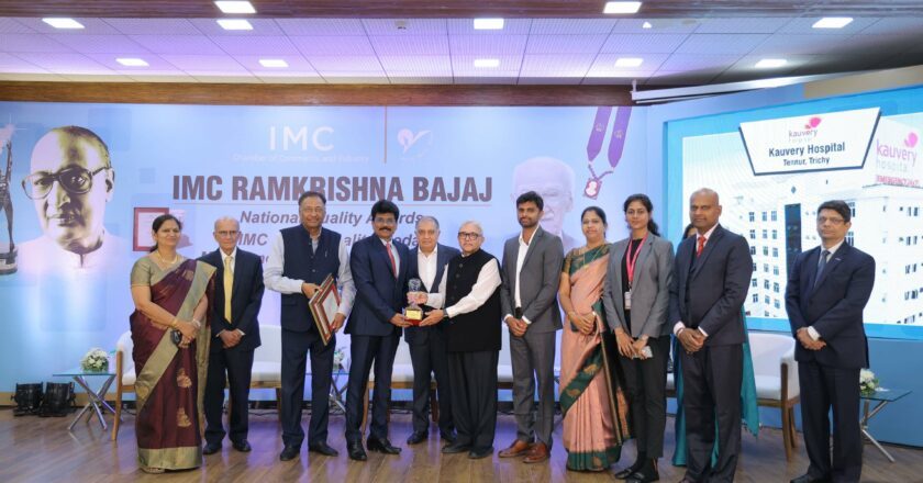 Kauvery Hospital, Tennur Honoured with National Recognition for Performance Excellence