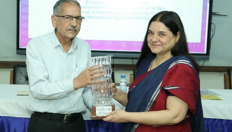 Smt. Maneka Gandhi Honored by Neurodiversity Foundation with Inaugural Neuro Inclusive Politician Award