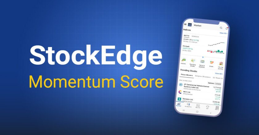 StockEdge Rolls Out New Feature Momentum Score, Making Technical Analysis Simpler for Everyday Investors