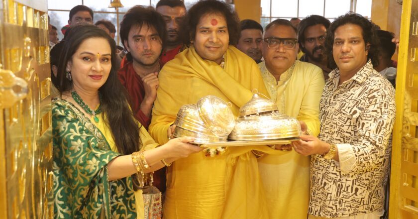 Ashutosh Baglamukhi Maharaj Leads Grand Inauguration of Navratri Festival in Kadeda